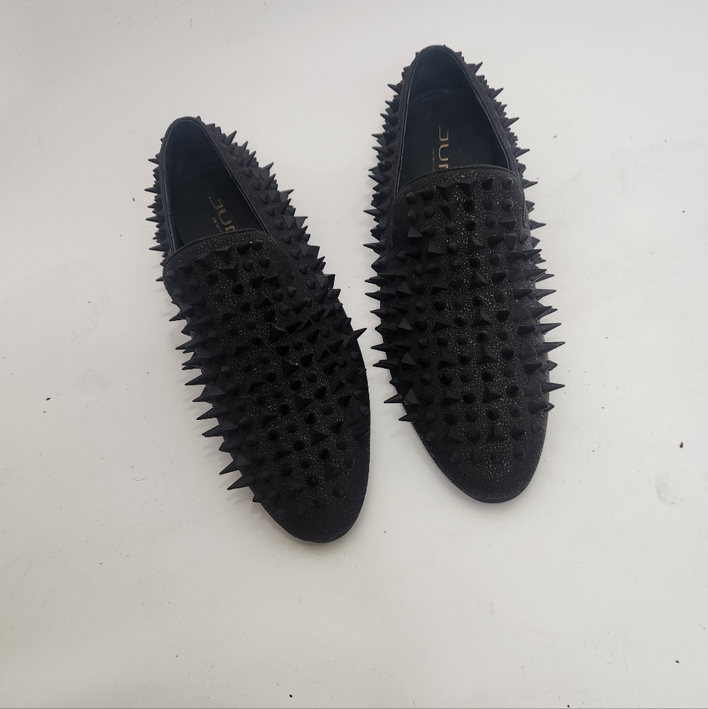 Jump Dark Green Spiked Loafers Size 9‎